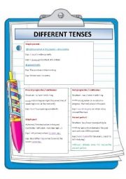 English Worksheet: tenses: simple present- simple past - past progressive - present progressive