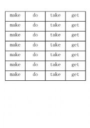 MAKE DO TAKE GET GAME (PART 1)