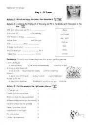 English Worksheet: If I were a boy - Beyonce