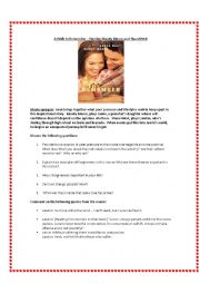 English Worksheet: A Walk to Remember movie