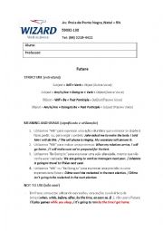 English Worksheet: Future tense short explanation and quiz