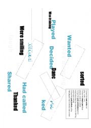 4 Tenses Colouring Sheet