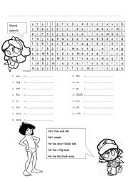 English Worksheet: adj.