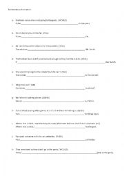 English Worksheet: SENTENCE TRANSFORMATION