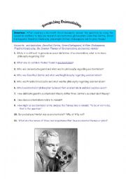 English Worksheet: Hamlet- Existentialism