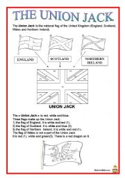 English Worksheet: The Union Jack