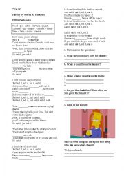 English Worksheet: Eat it