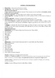 English Worksheet: lesson 6 the brain drain