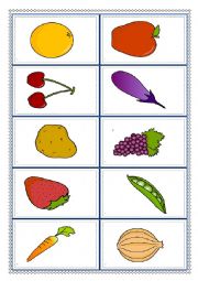 English Worksheet: Food bingo