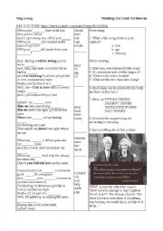 English Worksheet: sing a song: Thinking out loud    Ed Sheeran