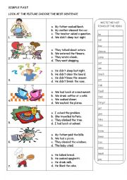 English Worksheet: PAST SIMPLE