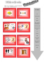 English Worksheet: British social codes