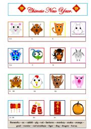 English Worksheet: Chinese New Year.