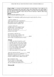 English Worksheet: VIva la Vida