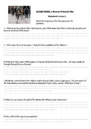 English Worksheet: Oliver Twist 