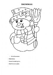 English Worksheet: winter