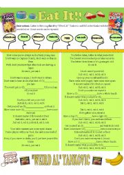 English Worksheet: Eat it!