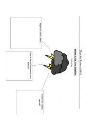 English Worksheet: Island of the Blue Dolphins - Conflict Map