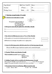 Mid Term Test2 8th form