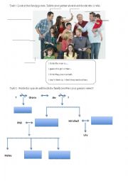 English Worksheet: modern family 1*1