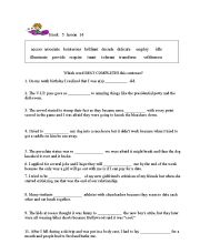 English Worksheet: General vocabulary