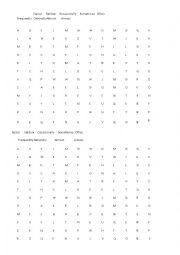 English Worksheet: Adverbs of Frequency Word Search