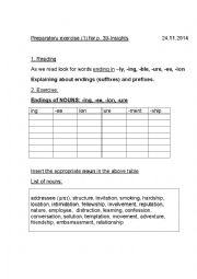 English Worksheet: vocabulary usage