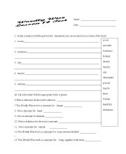 English Worksheet: General vocabulary