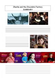 Charlie and the Chocolate Factory Students worksheet