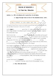 English Worksheet: review session Jamie Oliver