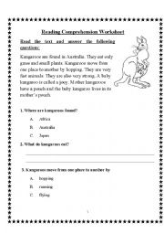 English Worksheet: Reading Comprehension - Informative Text