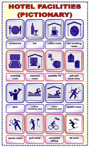 English Worksheet: Hotel Facilities:pictionary_3