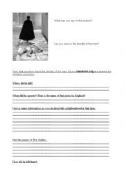 English Worksheet: JACK THE RIPPER