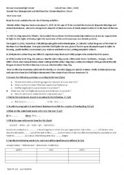 English Worksheet: English Test
