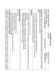 English Worksheet: Lesson Plan - At the Moulin Rouge