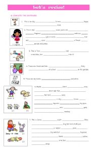 English Worksheet: Lets revise!