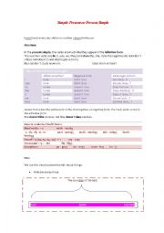 English Worksheet: Simple Present 