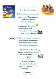 Yellow Submarine worksheet