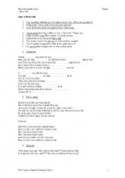 English Worksheet: Life is real by Ayo