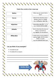 English Worksheet: Figurative Language