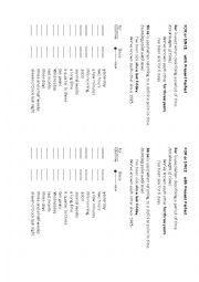 English Worksheet: For or Since with Present Perfect