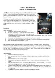 English Worksheet: Black Mirror - Season 1, Ep. 2 - 15 Million Merits Worksheet
