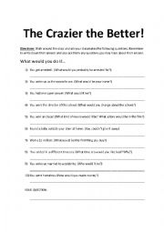 English Worksheet: Ice Breaker