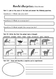 English Worksheet: Handas Surprise