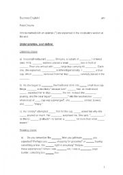 English Worksheet: Business English: Underpromise, Overdeliver