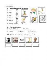 English Worksheet: revison