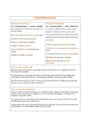 English Worksheet: Conditionals - for adults (no pictures)