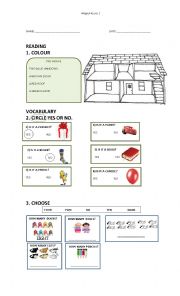 English Worksheet: Happy House 1 