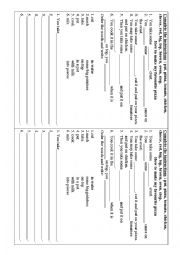 English Worksheet: Instructions for cooking pizza