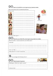 English Worksheet: Little Miss Sunshine - The ice cream scene PAGE 2/2